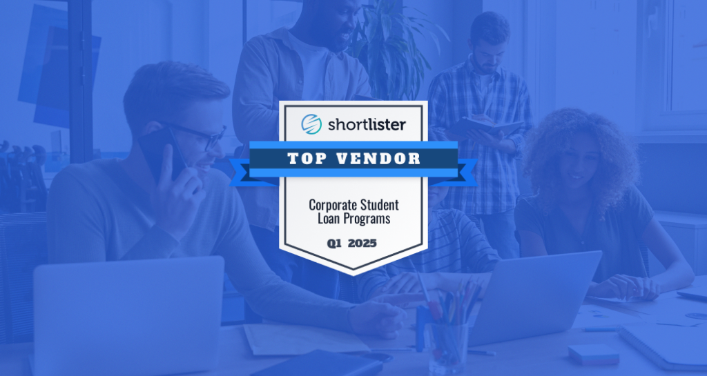 Candidly is Shortlister’s Top Vendor For Corporate Student Loan Programs